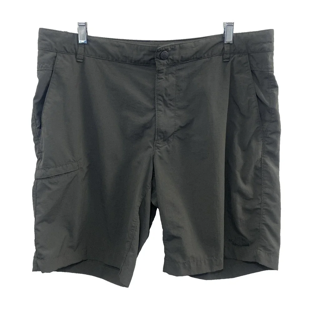 THE NORTH FACE Men Zip Snap Cargo Shorts Sz 38‎ Gray Hiking Camping Walking 14-8